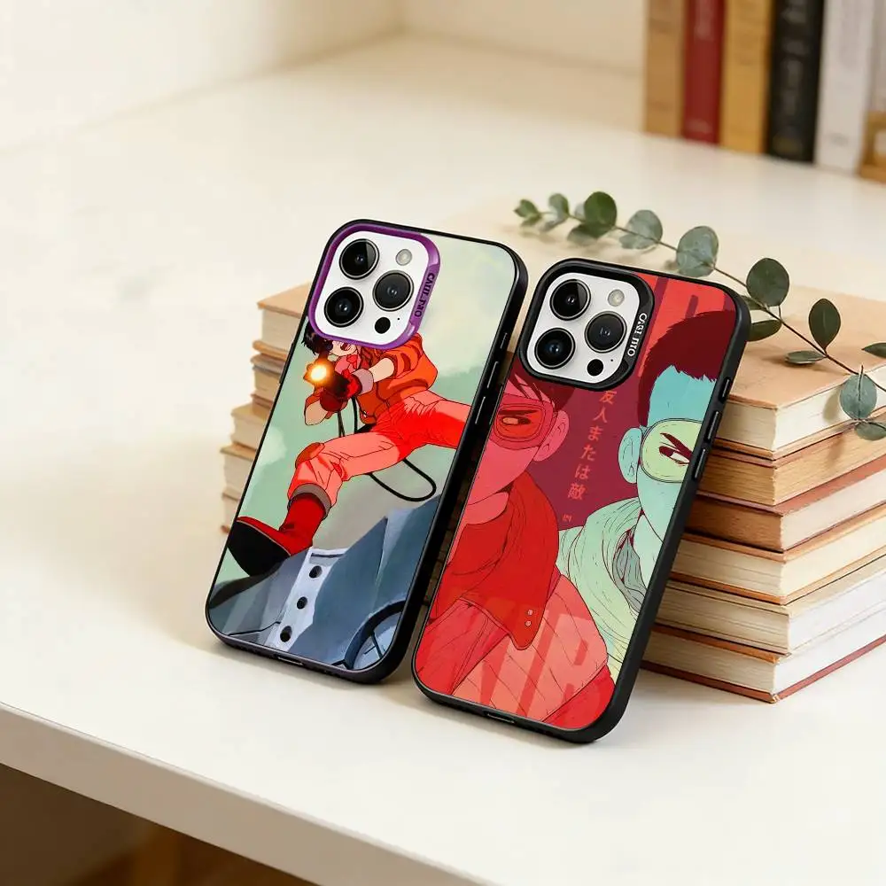 

AA-Anime Akira Shotaro Kaneda Phone Case For iPhone 17,16,15,14,13,12,11 Plus,Pro Max,XS,Colorful Silver Black Cover