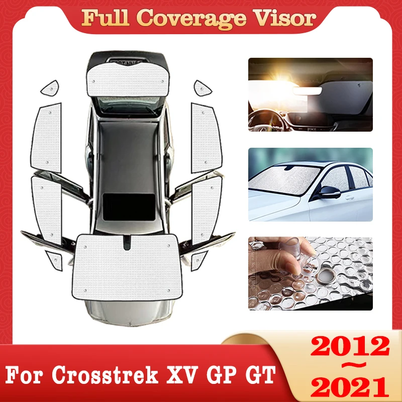 

Car Full Coverage Sunshade For Subaru Crosstrek XV GP GT 2012~2021 Sun Shade Visor Windshield Mat Side Window Curtain Accessorie