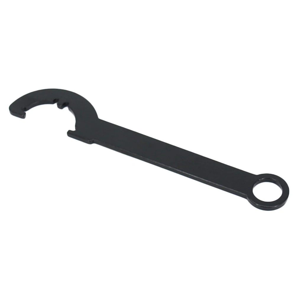 Chave de porca de sobrevivência ajustável, chave de porca de castelo e reinstalar acessórios de aço de alto carbono para tubulações de bicicletas