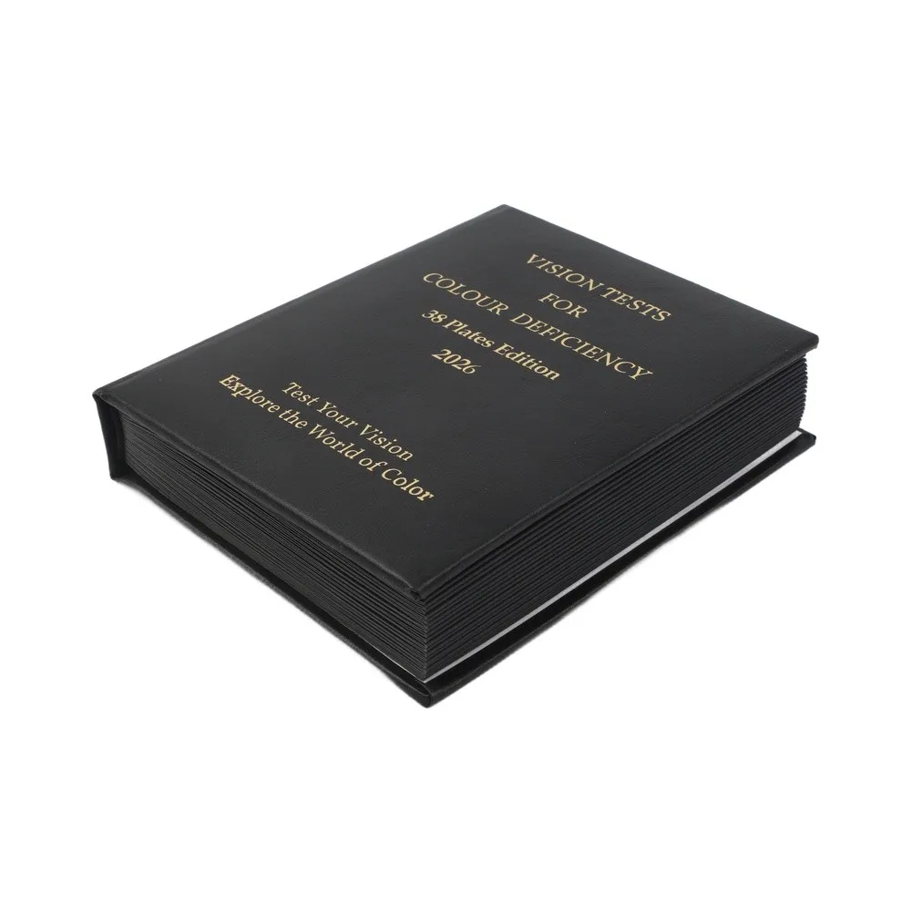 Ishihara Visual Acuity Testing Guidebook Includes Specially Designed Album Type Format and Latest Edition of 38