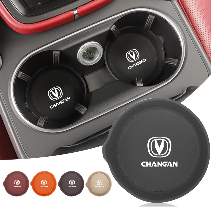 Car Silicone Coaster Mug Holder Drink Mat Water Cup Mute Pad For Changan CS75 CS35 CS15 CS95 CX70 CS55 CS85 CX20 EADO RAETON