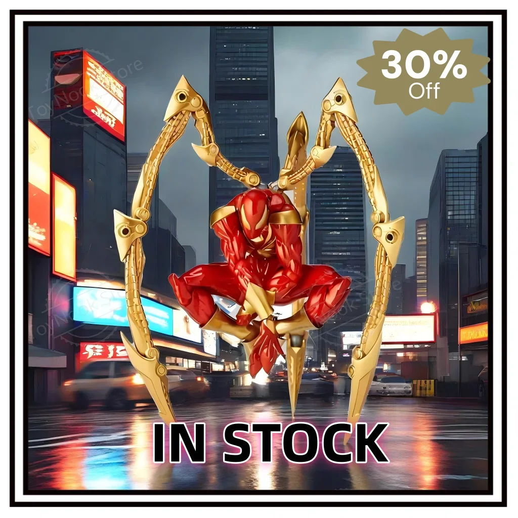 

В наличии: Новая фигурка Iron Spider YAMAGUCHI (Питер Паркер, черно-красная) от KAIYODO. Коллекционная модель-статуэтка для детей, отличный подарок.