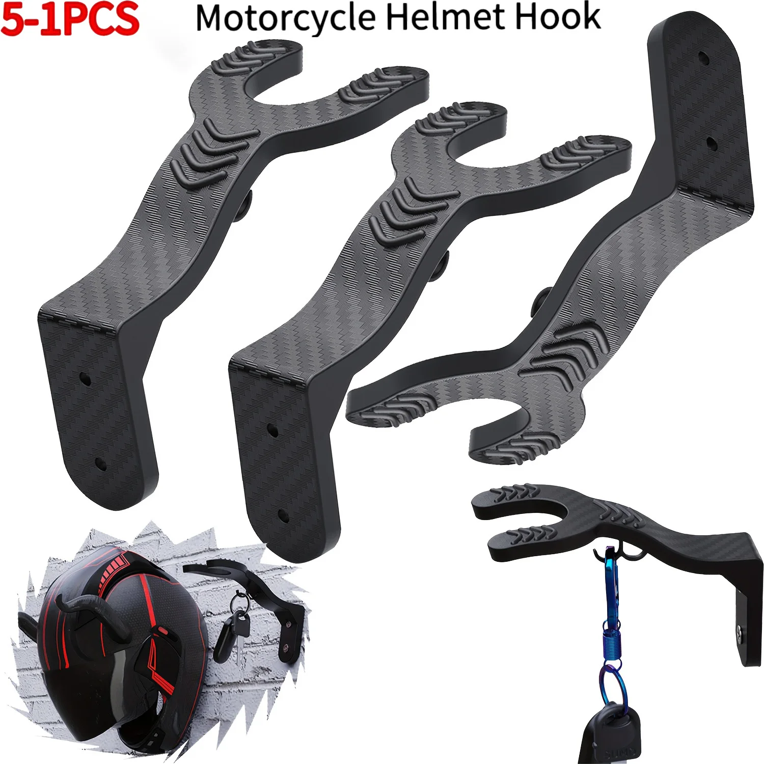 Rack de gancho para capacete de motocicleta, prateleira de armário de cozinha, gancho de montagem na parede, cabide de exibição multiuso, suporte de armazenamento de parede