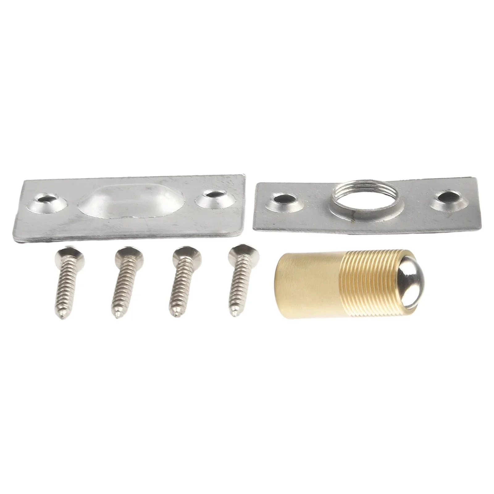 Door Top Bead Door Catch Rust Proof 1 Pc Ball Catch Roller Catch Silver With Screws Door Mortice Lock High Quality