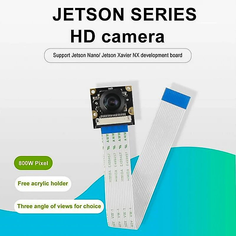 

NVIDIA Jetson HD AI camera 800M CSI interface IMX219 compatible with NANO and Xavier NX Free Acrylic Holder