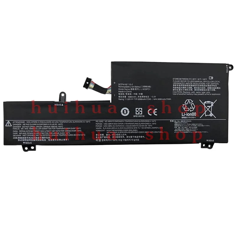 

✅ L16L6PC1 L16M6PC1 L16C6PC1 72Wh Battery For Lenovo Yoga 720-15IKB 5B10M53743