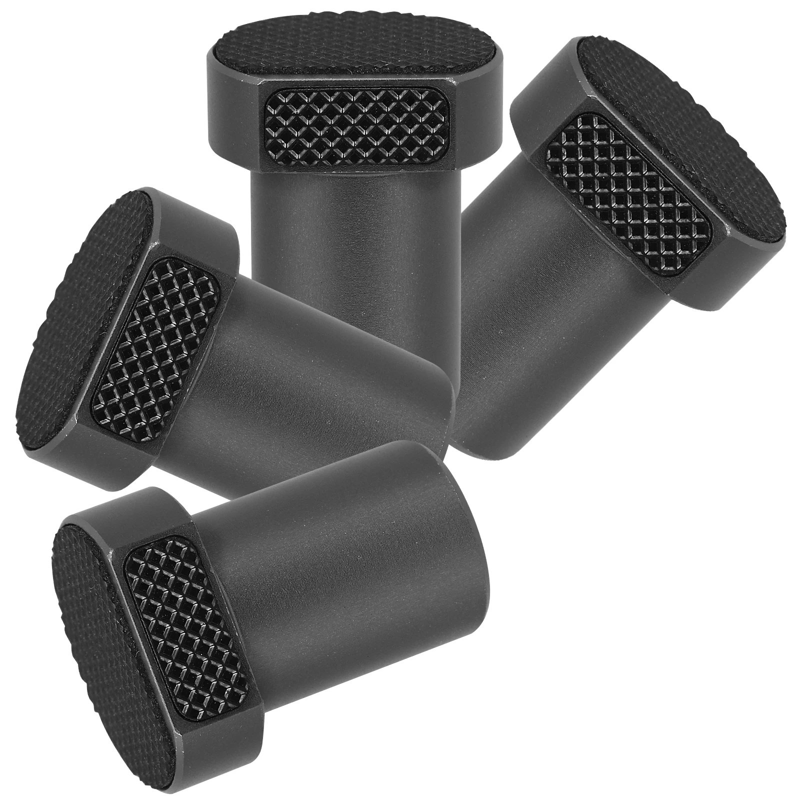

4 Pcs 19mm Red Reusable Planing Stopper Aluminum Alloy Positioning Anti-slip Gasket Woodworking Bench Dogs Nonslip Peg