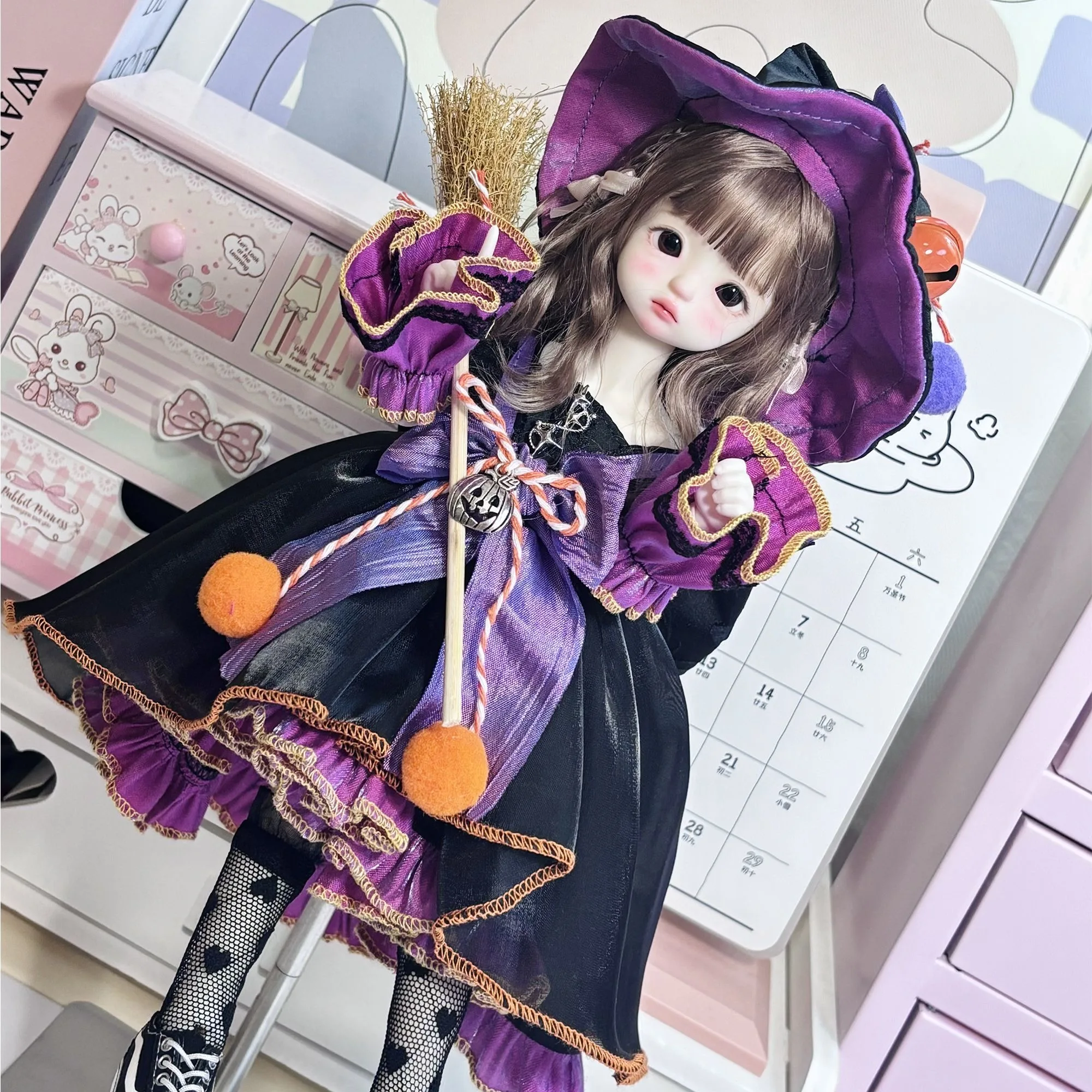 （customization 30day）BJD doll clothes suitable for  1/6 size Cute suspender pants clothing set doll accessories (5 points)