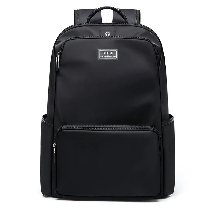 جولف جودة الرجال العصرية المصمم 14 بوصة حقيبة ظهر للكمبيوتر المحمول عادية السفر حقيبة كمبيوتر محمول للأعمال الشباب حقائب مدرسية عصرية
