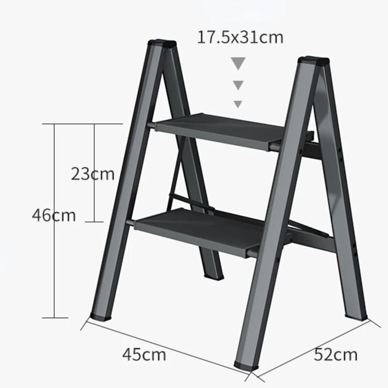 Wielofunkcyjna składana drabina wysokie stołki ze stopu aluminium kuchnia nośna 300kg drabina krzesło Widen 3 drabina