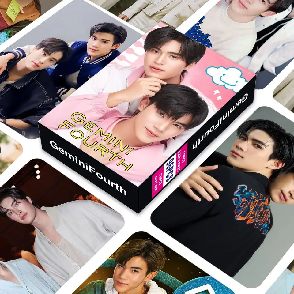 96 Pcs/Set Thai Star GEMINIFOURTH Laser Lomo Card Gemini and