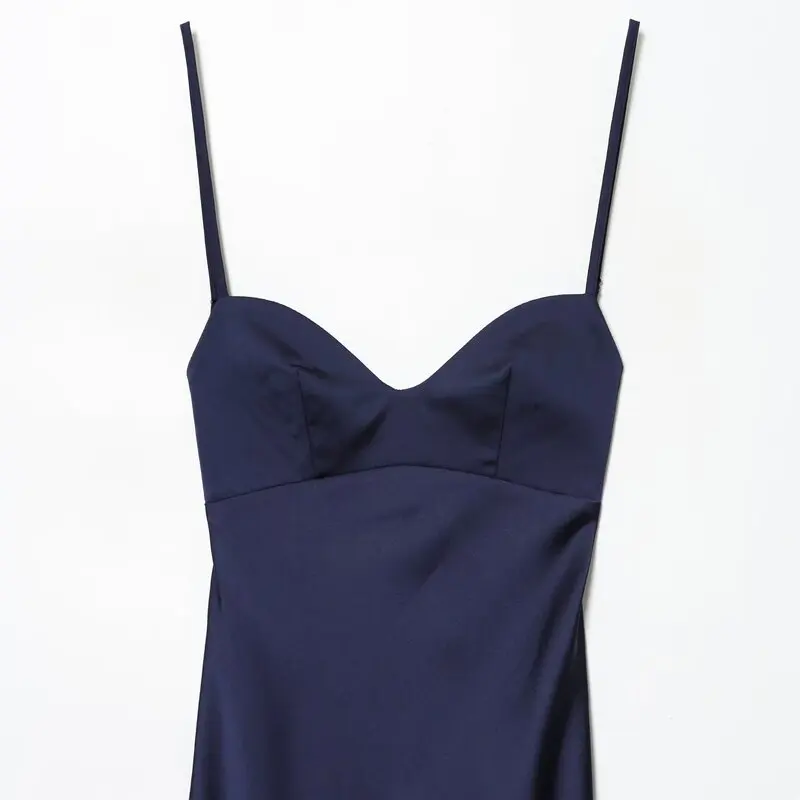 Abito da donna asimmetrico con finiture in pizzo Sensation Dr European Sle Svel Casual Faion Autunno 2025 Nuovo arrivo