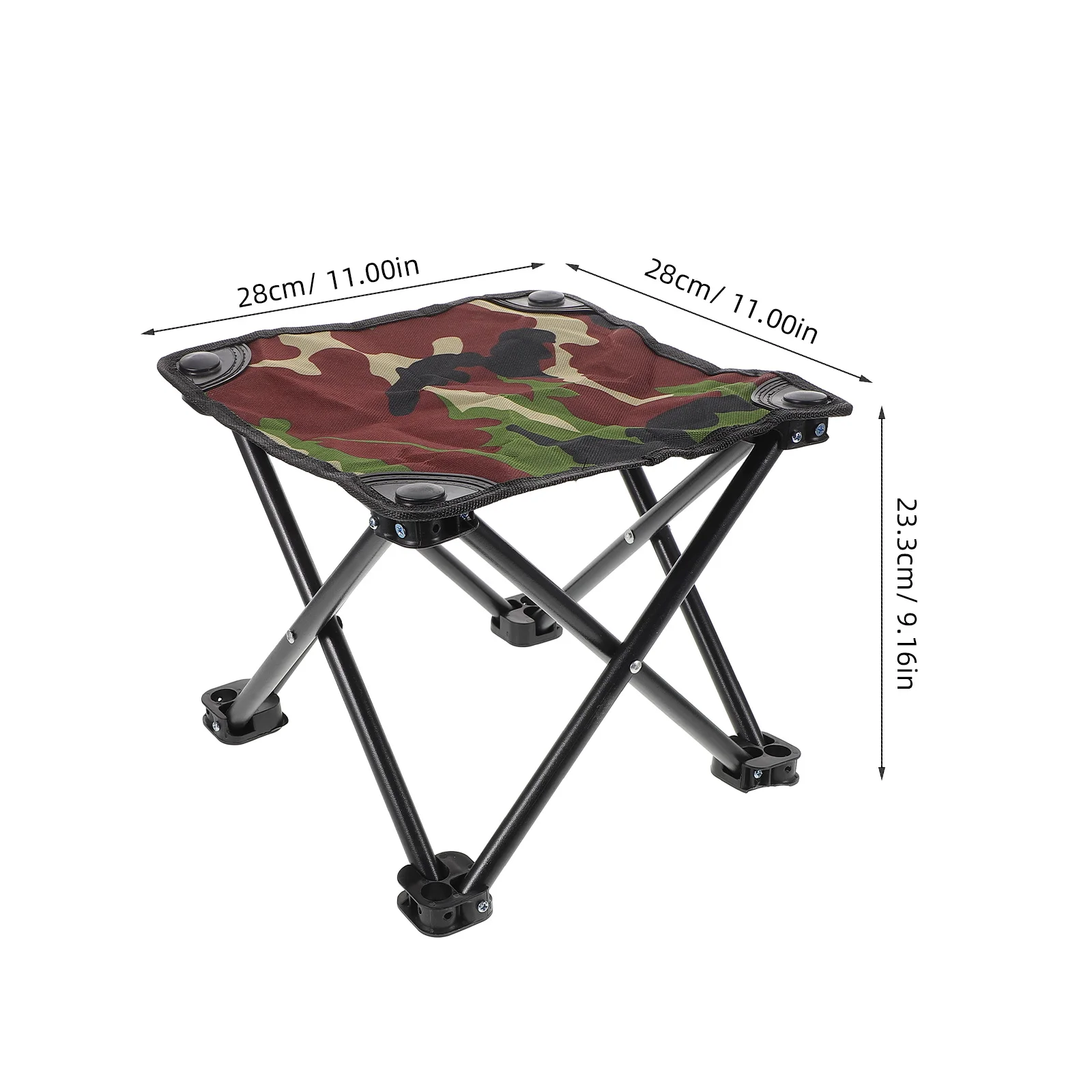 كرسي قابل للطي خفيف الوزن محمول للتخييم والصيد والمشي لمسافات طويلة والنزهة وحديقة الشاطئ والصيد في الهواء الطلق ترايبود قابل للطي