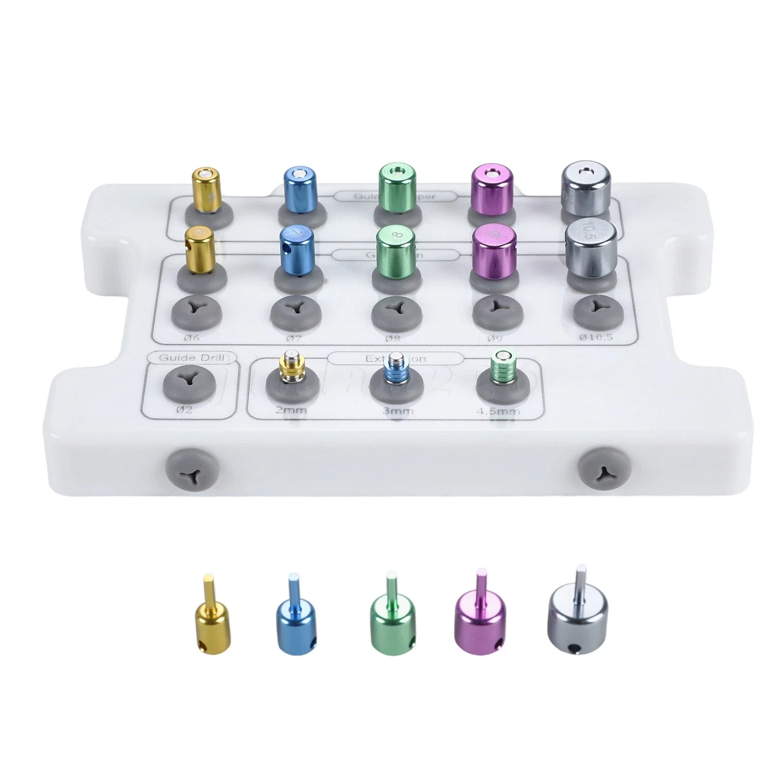 19 Pcs Fully Guided Drills Set Universal Dental Implant Guide & Positioning Kits