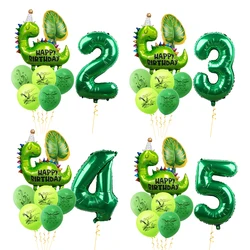 Dinosaur Birthday balloon Number Balloon set Dinosaur balloon Jurassic Dinosaur themed Birthday Party Decoration Banner balloon