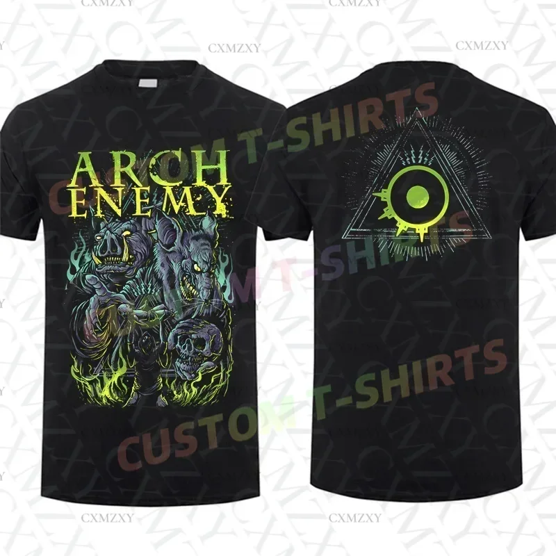 

2025 Men T Shirt Casual ArchEnemy Rise of The Tyrant T-shirt Graphic Summer Short Sleeves 100% Cotton S-3XL