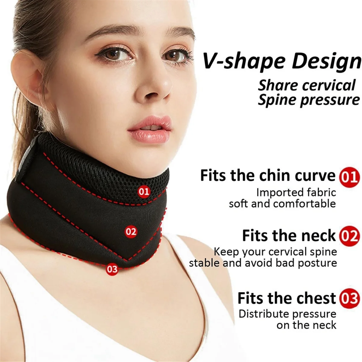Cervicorrect Neck Brace,Cervicorrect Neck Brace,Soft Neck Brace collare cervicale-tutore cervicale per russare