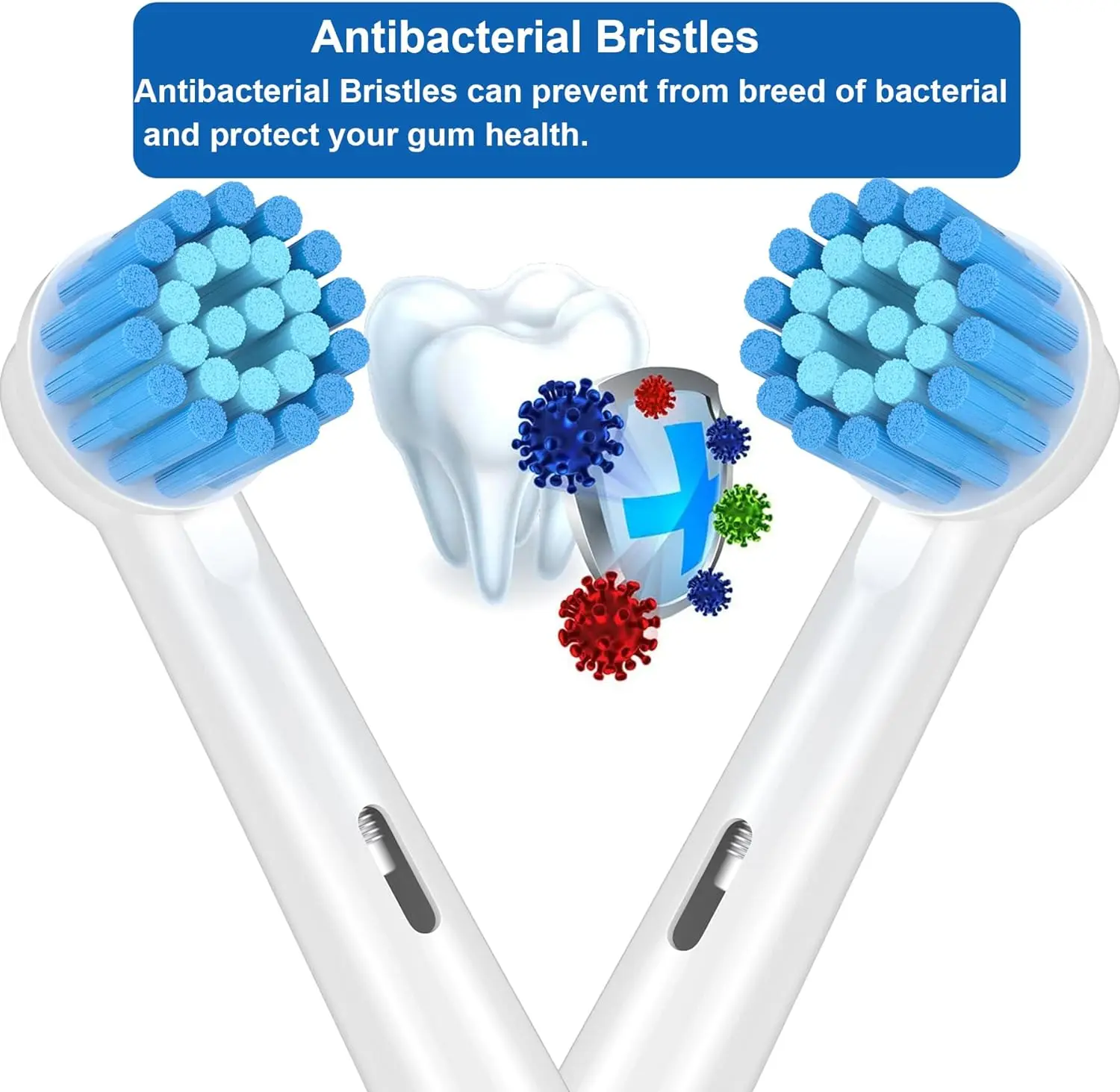 Soft Sensitive Replacement Brush Heads for Oral B Braun Electric Toothbrush Gentle and Comfortable Brushing for Sensitive Gums