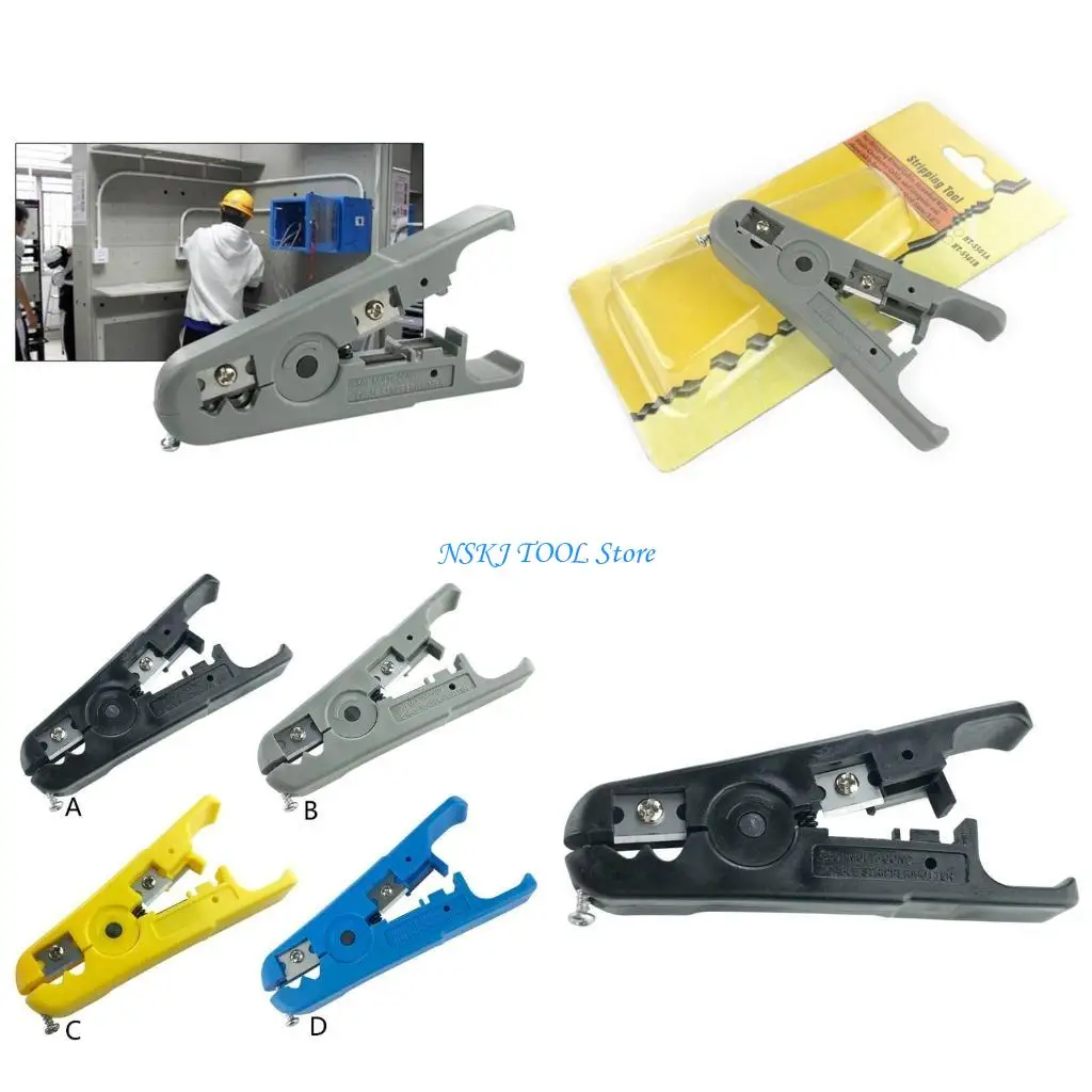 

L8RC Multifunctional Coaxial Cable Stripper Wire Stripper Networking Wire Strippers Video