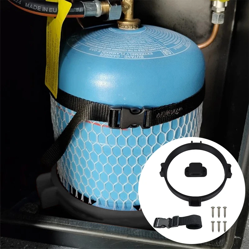 

Gas Bottle Holder KIT Adjustable Strip-Type Fixation Frame For Camping Gaz 907 904 Bottle Cylinder Outdoor Camping Accessories