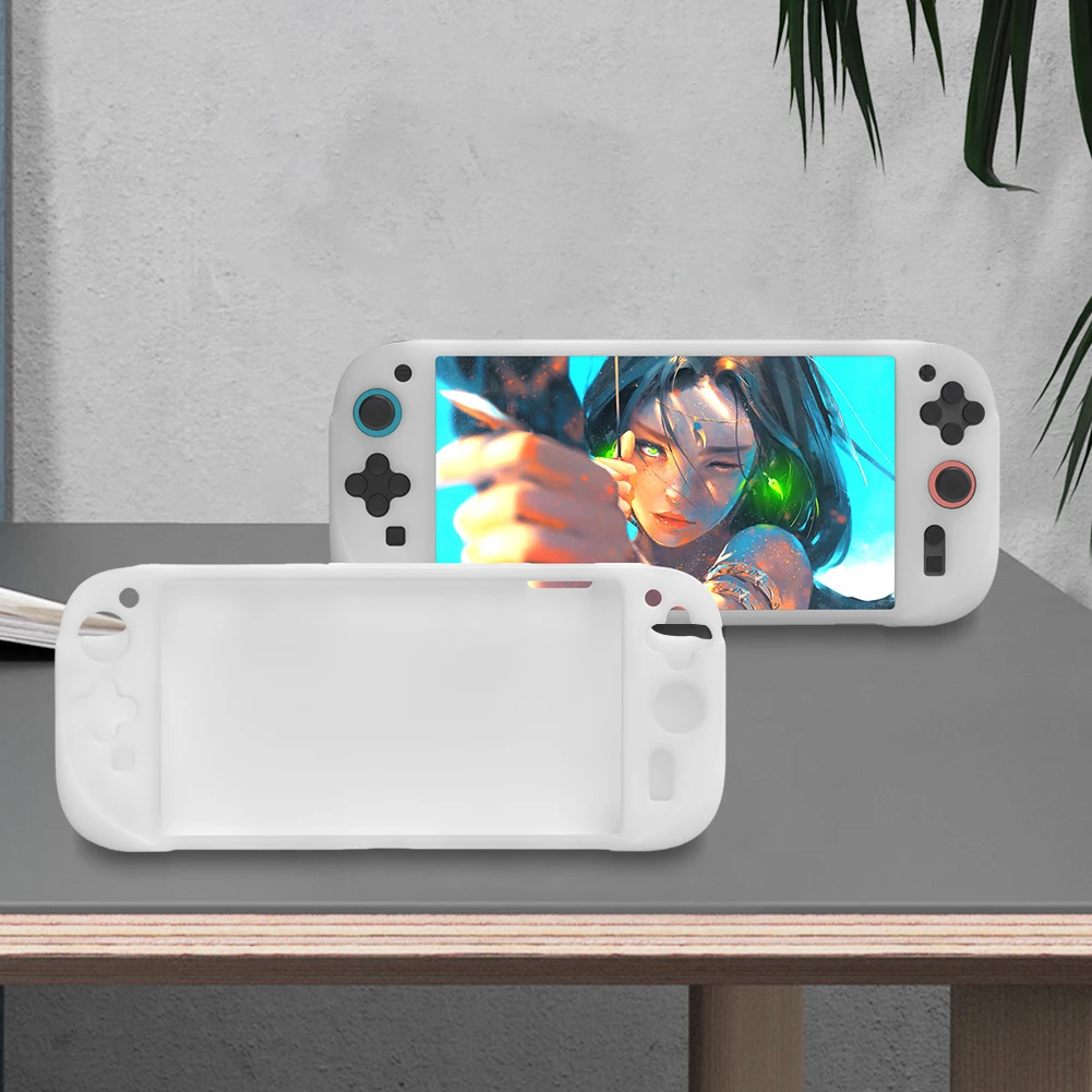 

Чехол для Nintendo for Switch2 с силиконовым чехлом и колпачками для большого пальца, защитный чехол для переноски, сумка для хранения аксессуаров