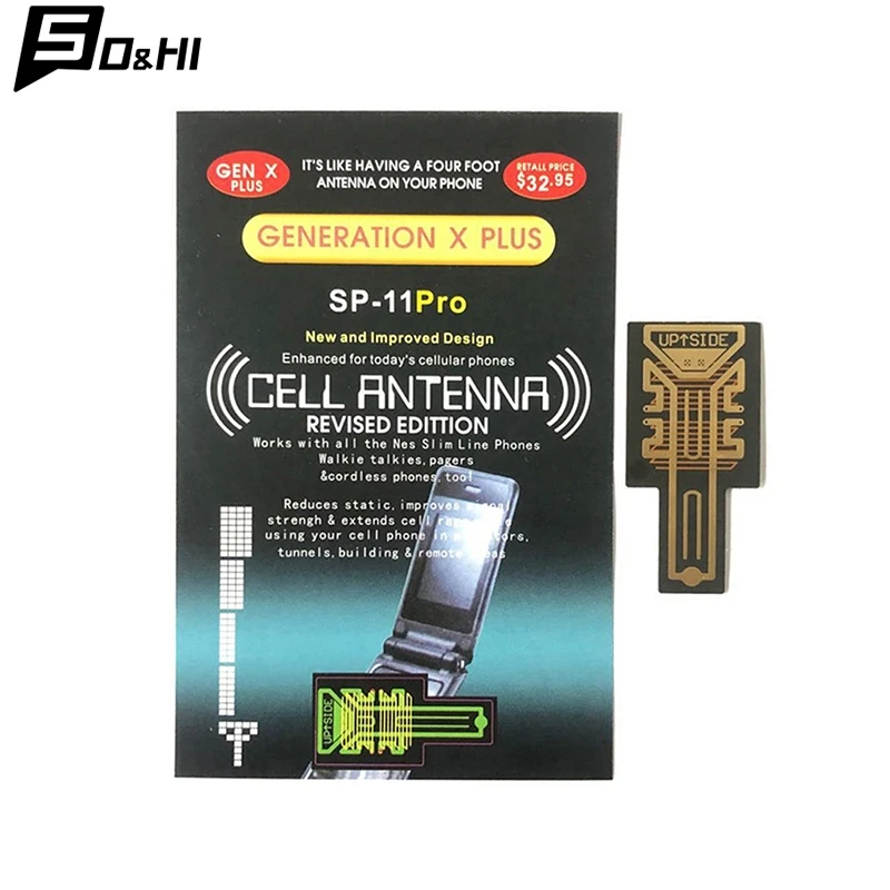 1Pc Portable Cell Phone Signal Stickers Phone Signal Enhancement SP4 Network Signal Amplifier Signal SP4  Enhancement Sticker