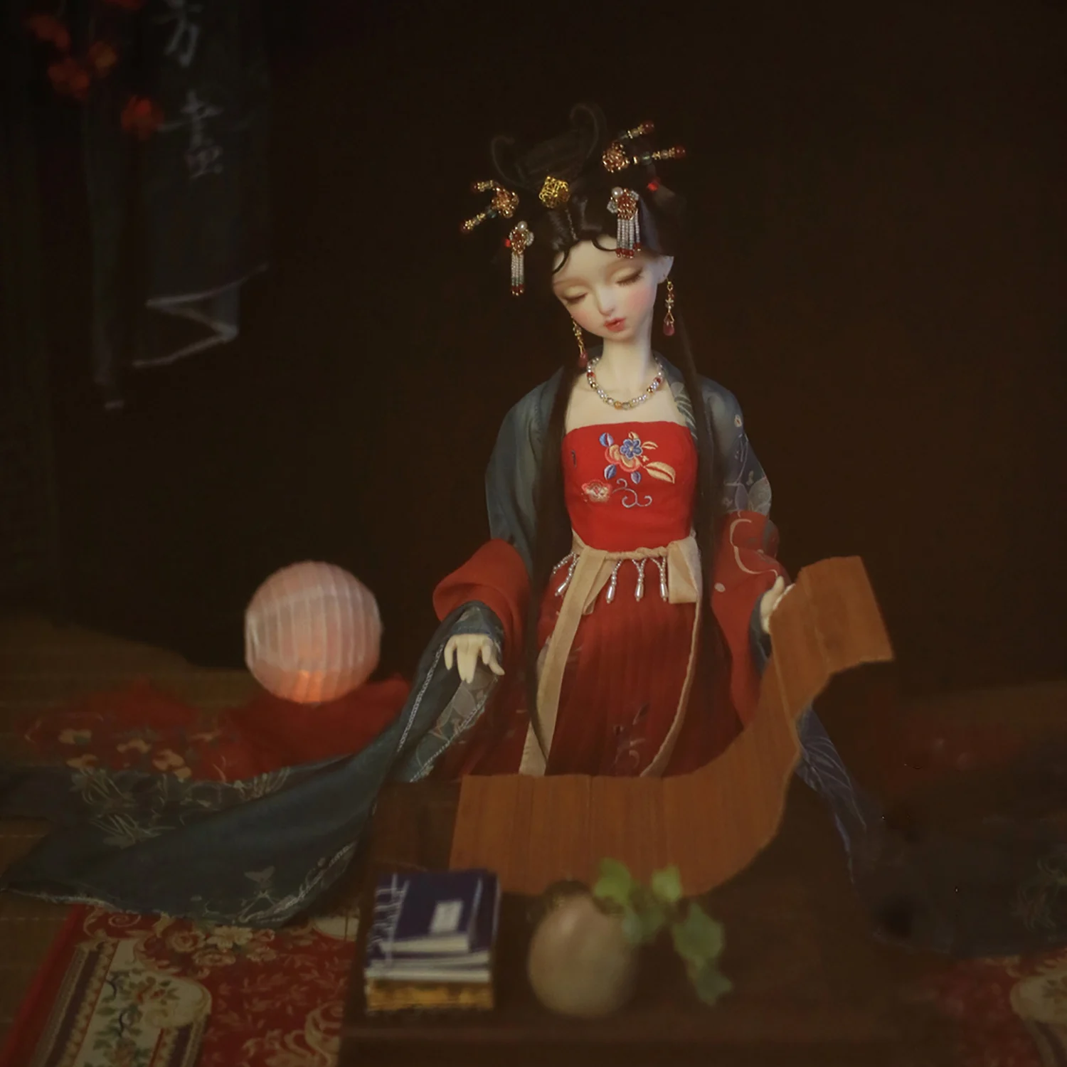 

1/4 1/3 весы BJD древний костюм феи платье китайский костюм ханьфу костюм для BJD/SD MSD SD13 большая девочка куклы аксессуары C1822