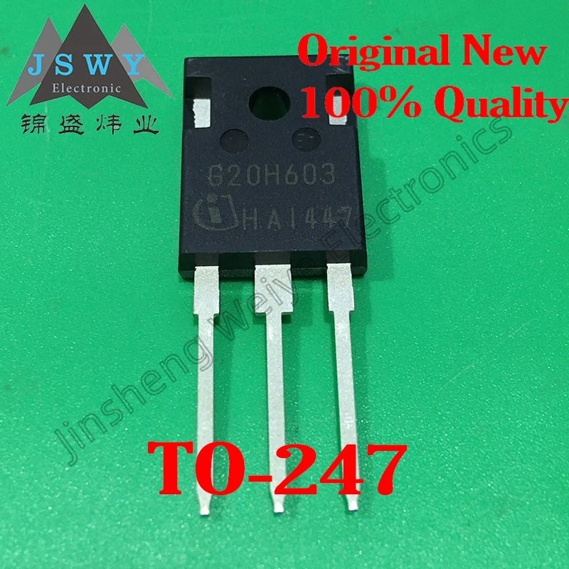 

G20H603 IGW20N60H3 Brand new in stock Support TO-247 600V 20A Brand new and good quality 5PCS free shipping