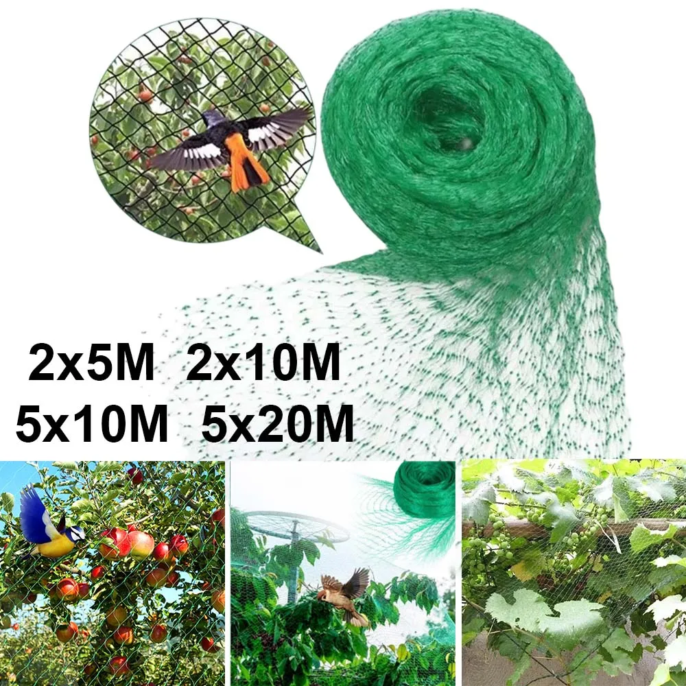 

Сетка защитная для сада 5/10 м от птиц, животных, оленей, для фруктовых деревьев и растений, эластичная, прочная, от вредителей