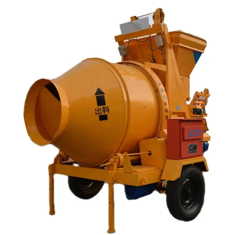 Types Of Automatic Feeding 0.5M3 Mini Laboratory Cement Mixing Machine Electric Plastic Drum Selfloading Concrete Mixer India