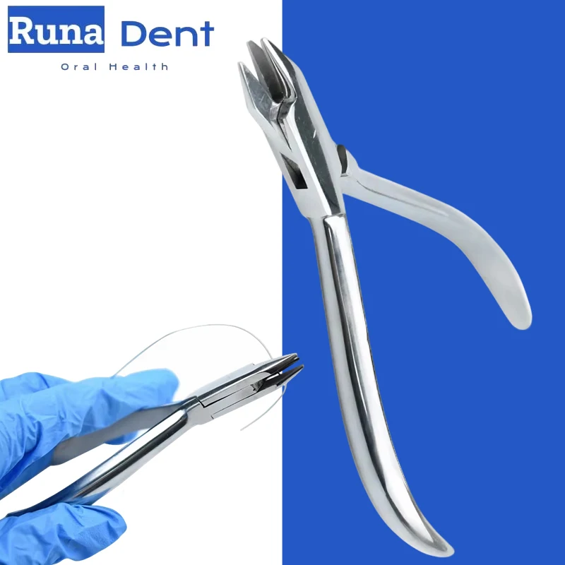 Dental 3-Prong Ortho Pliers Professional Lab Tool Bending Shaping Wire Forceps Instrument