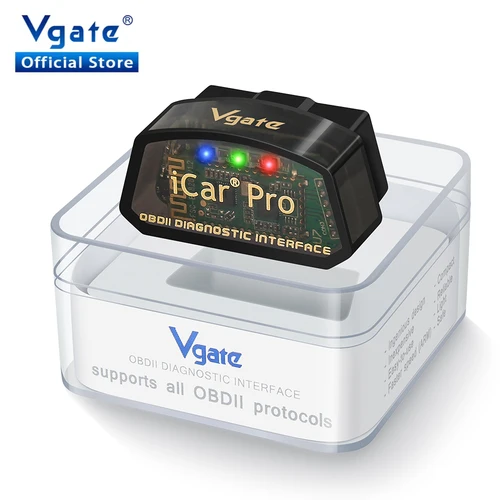 Vgate iCar Pro elm327 V2.3 OBD2 escáner OBD2 herramienta de diagnóstico WIFI Bluetooth 4,0 para Android/IOS ODB2 escáner de coche ELM 327