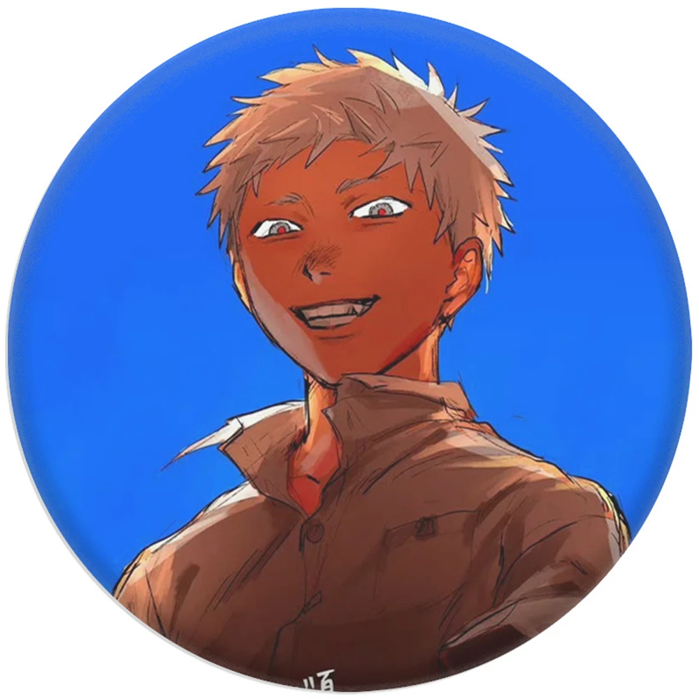 58 ملم أنيمي الصيف هيكارو يموت ‌    Tsujinaka Yoshinori كيدو هيكاري تأثيري حلي شارة دبوس SPTE صفيح بروش ﻿   الدعامة جيلف