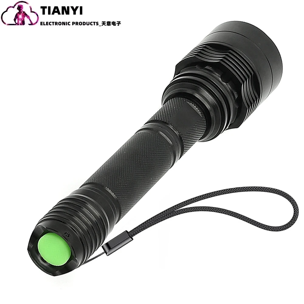 Green Light Flashlight,Single Mode Green Led Hunting Light,Zoomable Light for Hunting,Green torch for Night Vision,Astronomy