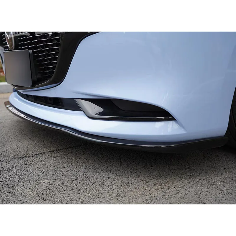Suitable for Mazda 3 Axela 2020 2021 2022 2023 model front bumper lip spoiler diffuser body kit protective cover automotive part