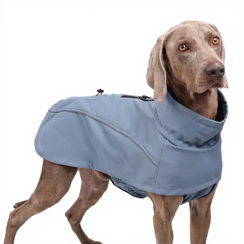 

Dog Outdoor Winter Soft Shell Jacket Polyester Fiber Waterproof Windproof Pet Clothes Reflective Design Winter Outgoing Clothing