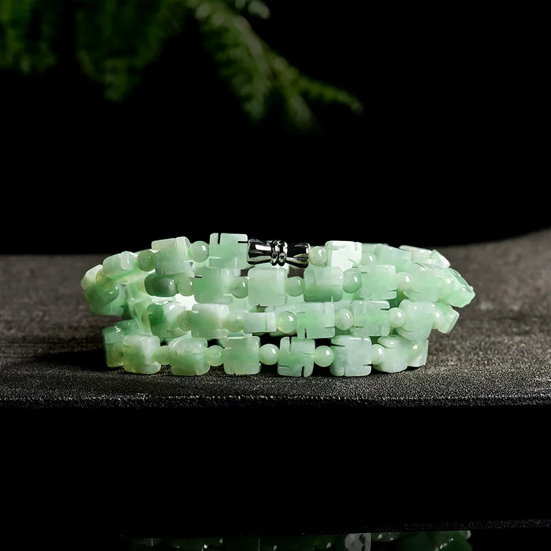 grade-a-myanmar-jadeite-beaded-necklace-real-jade-carved-gemstone-natural-jewelry-luxury-beads-vintage-amulet-gifts-for-women