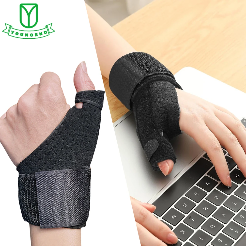 

1PCS Reversible Thumb & Wrist Brace Stabilizer Splint for BlackBerry Thumb, Trigger Finger, Arthritis, Tendonitis, Sprained
