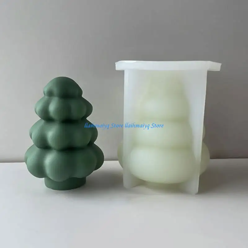 

573b без лицевого старика Свеча Силиконовая плесень эпоксидная рождественская елка украшения, делая мыло таяние смола глиня