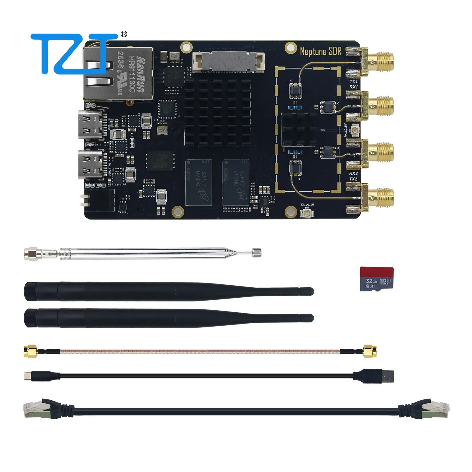 TZT Zynq7020 AD9361 K210 SDR Development Board 70mhz-6ghz 25msps 1gb DDR3 Pluto SDR Open Wifi Development Board