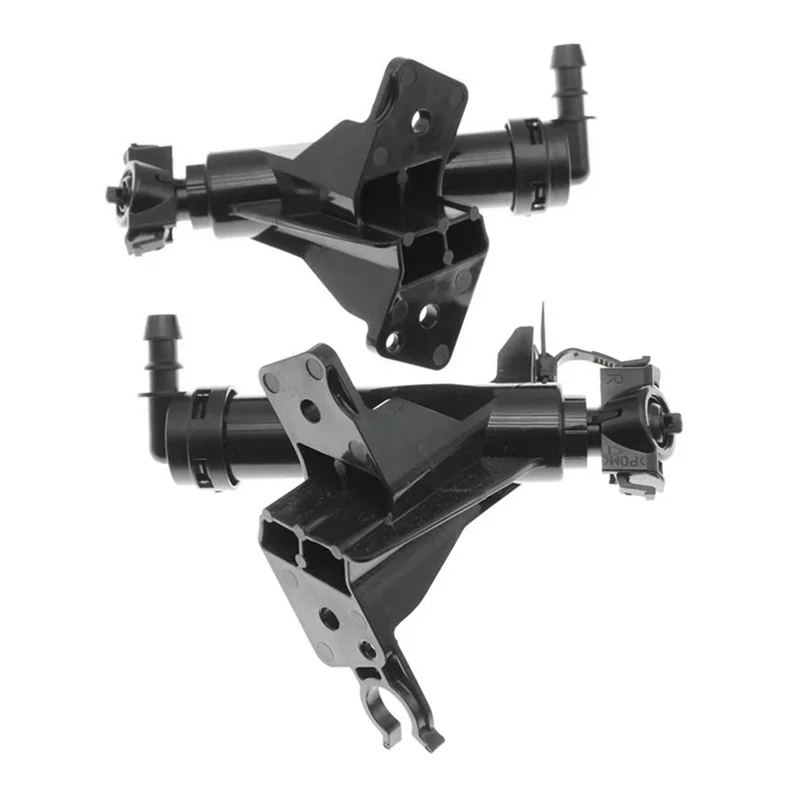 1 زوج البلاستيك فوهة غسالة الضوء الأمامي 98671-A2700 98672-A2700 لكيا Ceed 12-17 سيارة رئيس ضوء مصباح تنظيف رذاذ الماء النفاثة