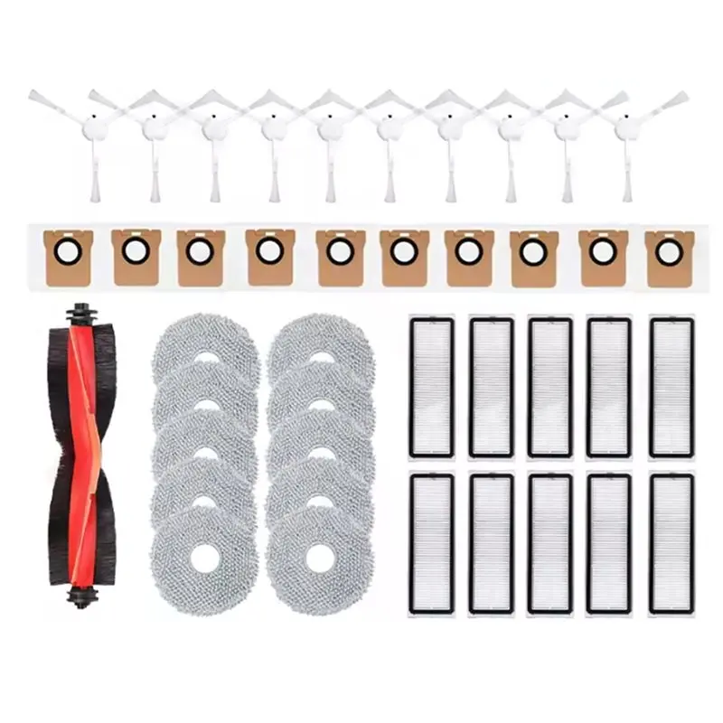 

【Грандиозная распродажа】Сменные основные и боковые щетки, салфетки для уборки, HEPA-фильтры для роботов-пылесосов Xiaomi X20+, X10+ /X20 Plus, X10 Plus