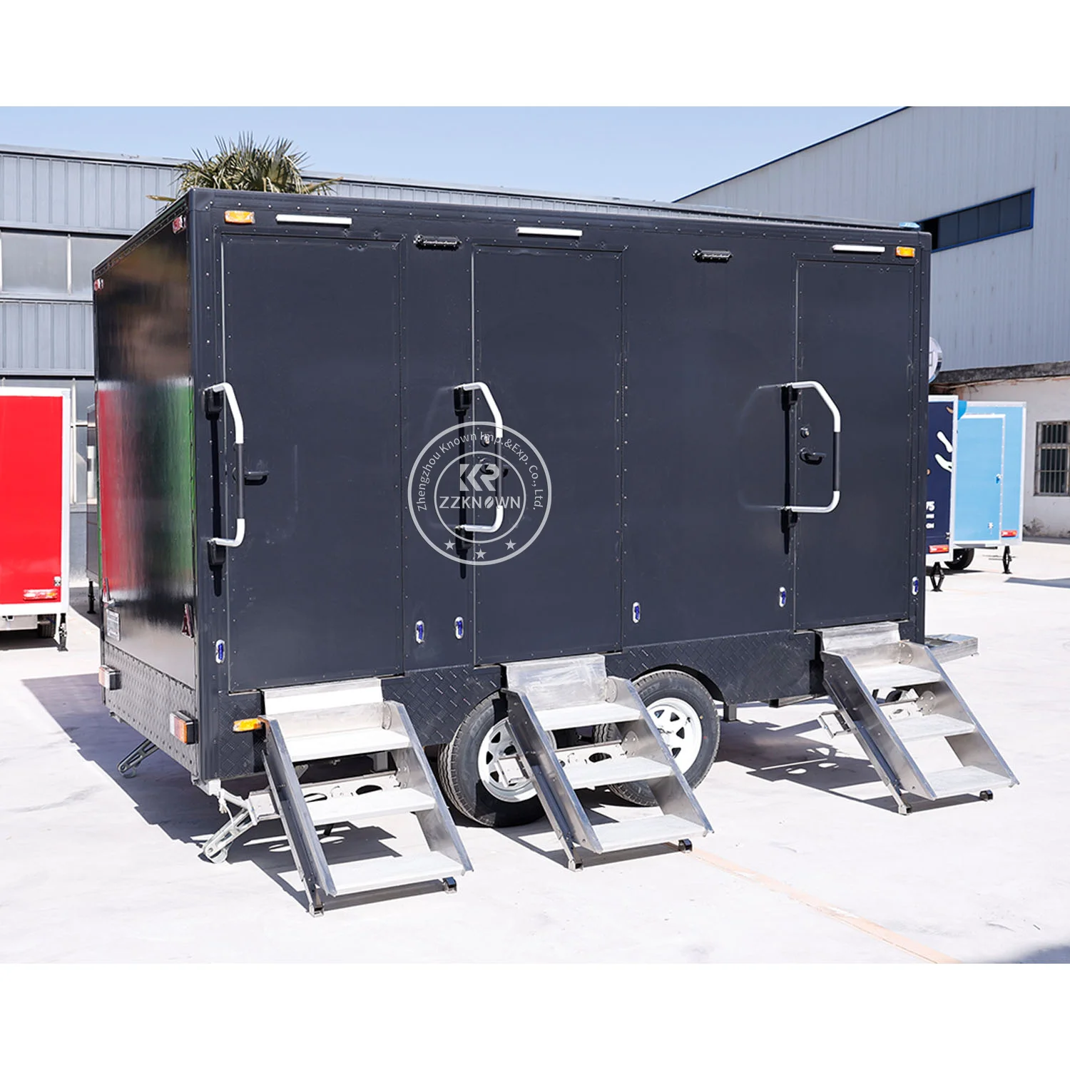 Heavy Duty Toilet Construction Project Portable Restroom Bathroom Cabin Durable Trailer Mobile Restroom Trailer for site service