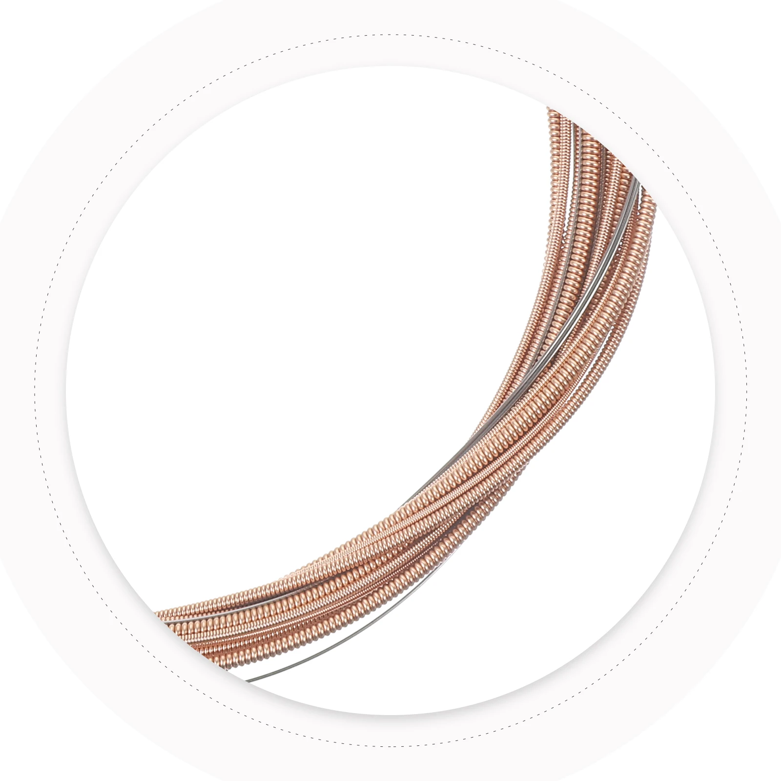 

6 Pcs Guitars String Supply The Strings Acoustic Phosphor Copper Red Accessories