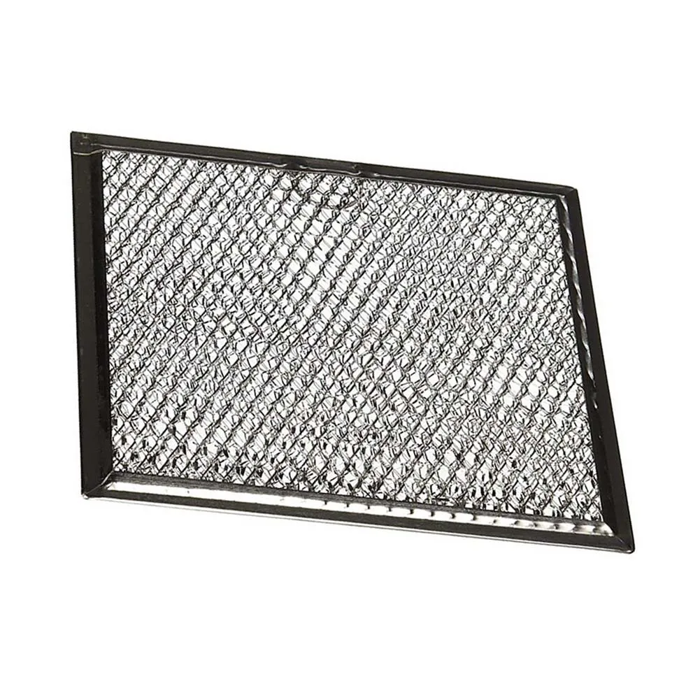 Aluminum Mesh Silver Black Grease Filter Captures Grease Particles Aluminum Construction Heat Resistant Aluminum