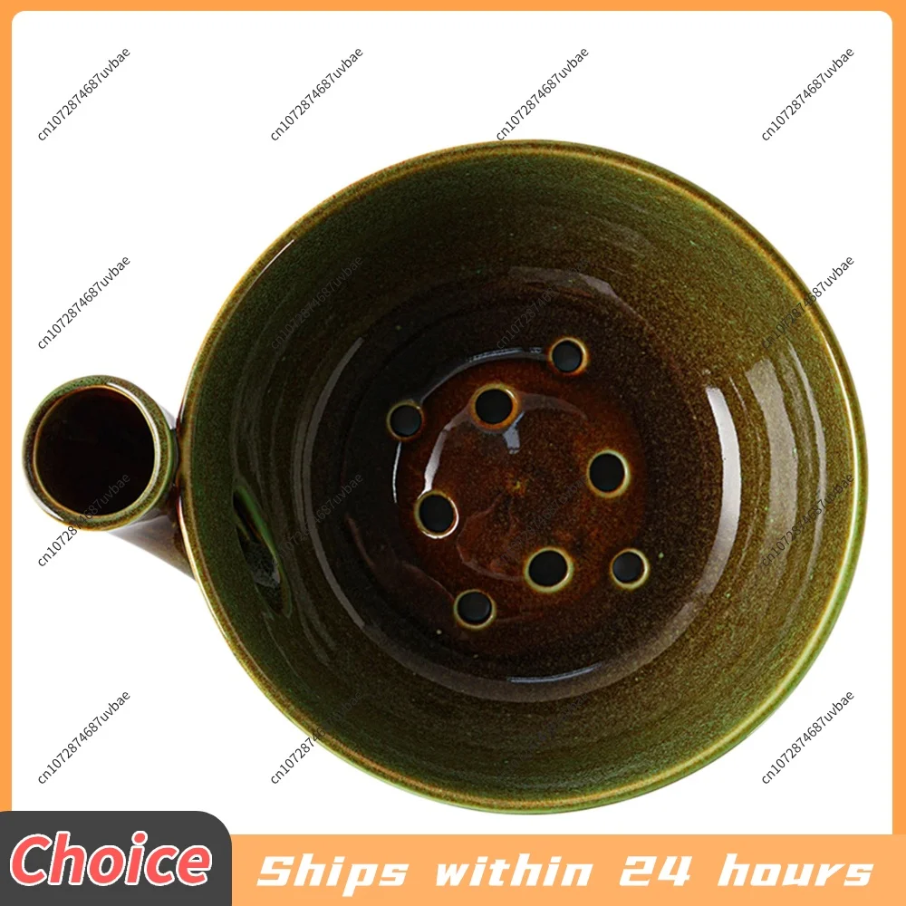 Multi-Functional Berry Swirl Bowls Ceramics Fruit Washer Spinner Ceramics Fruits Washing Colander for Fruit Vegetables Washing - view 6