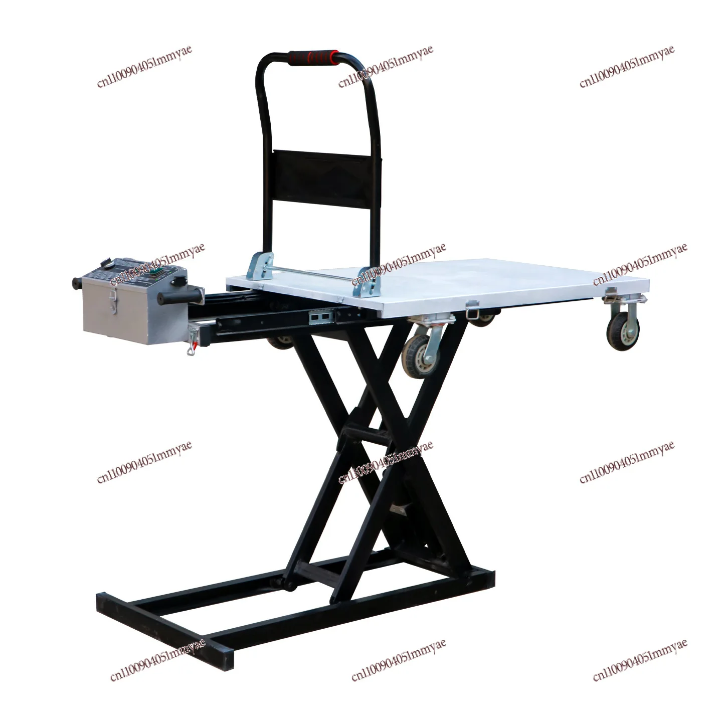 

Lake Car Electric Hydraulic Lifting Platform with Vehicle Handling Small Portable Scissor Lift Flatbed