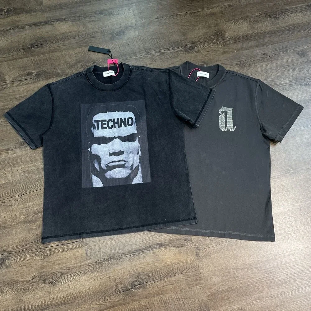 

Yao Fashion ARNODEFRANCE Высококачественная повседневная футболка большого размера, винтажная элитная брендовая уличная футболка с графическим принтом для мужчин
