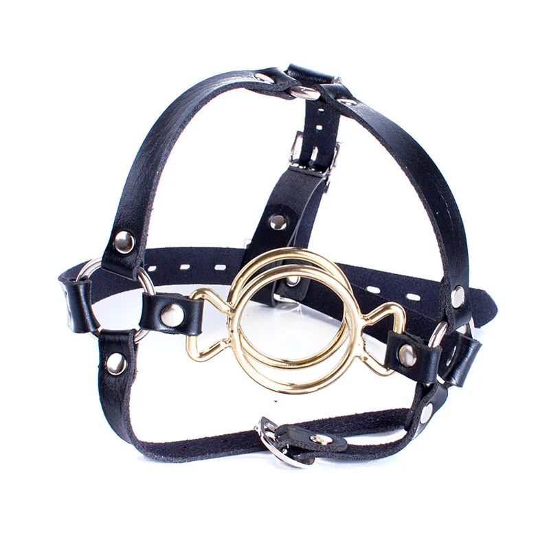 Sex Toys For Couples Women O-Ring Oral Gags Cosplay Open Mouth Gag BDSM Bondage Restraints Breathable Ring Harness Strap Fetish