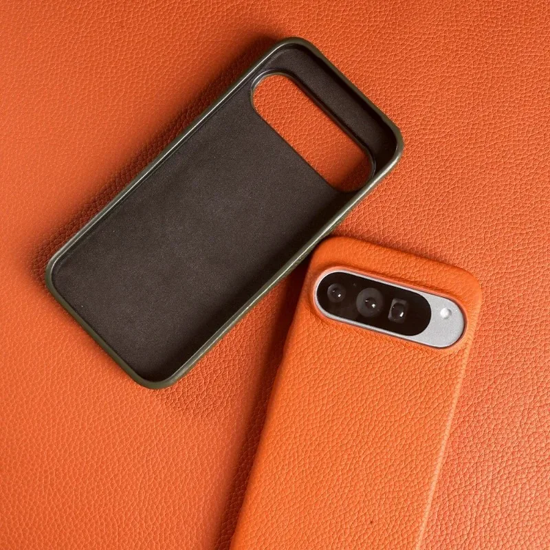 Luxury Magnetic Genuine Leather Case For Google Pixel Pixel 10 pro Xl/10 pro/10/9 Pro XL/9Pro Premium Real Leather Hard Cover - view 5